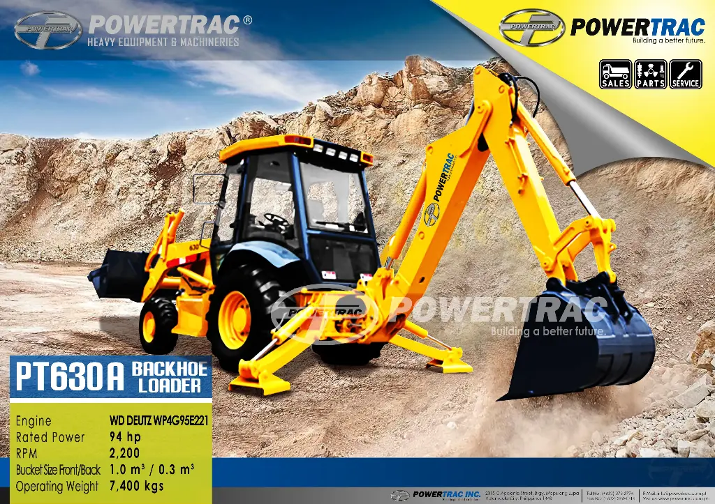 PT-630A Backhoe Loader