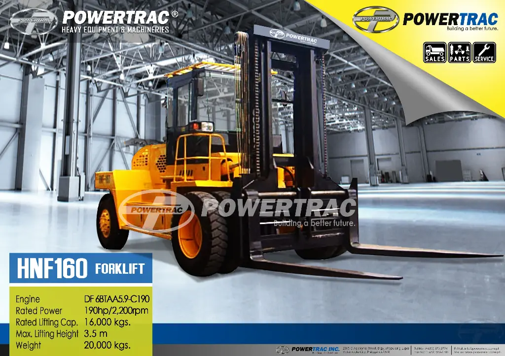 PT-HNF-160 Forklift