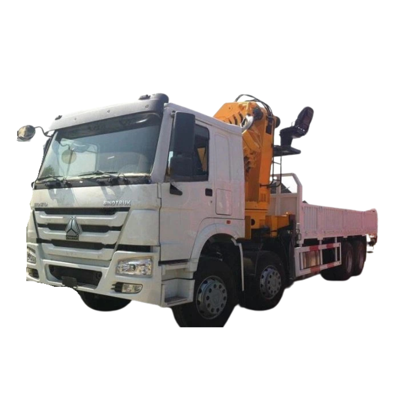 ST-HOWO A7 8X4 Boom Truck with 16ton Crane Boom 